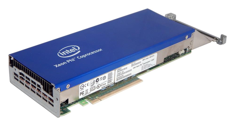 732636-001 HP 1.23GHz 30.5MB L2 Cache 16GB Memory PCI Express x16 Intel Xeon Phi 7120P 61 Core Server Coprocessor