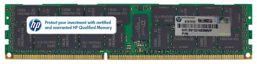 733483-001 HP 4GB PC3-14900 DDR3-1866MHz ECC Unbuffered CL13 240-Pin DIMM 256Mx8 Dual Rank Memory Module