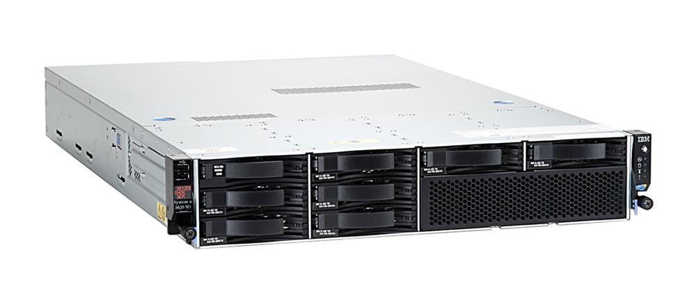 7376D2U IBM System x3620 M3 2U Rack Server 1 x Xeon E5645 2.40 GHz 2 Processor Support 4GB Standard/192GB Maximum RAM Serial Attached SCSI (SAS) Controller Gigabit Ethernet (Refurbished)