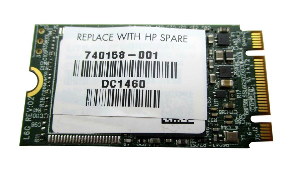 740158-001 HP 16GB MLC SATA 6Gbps M.2 2242 Internal Solid State Drive (SSD) for ChromeBook