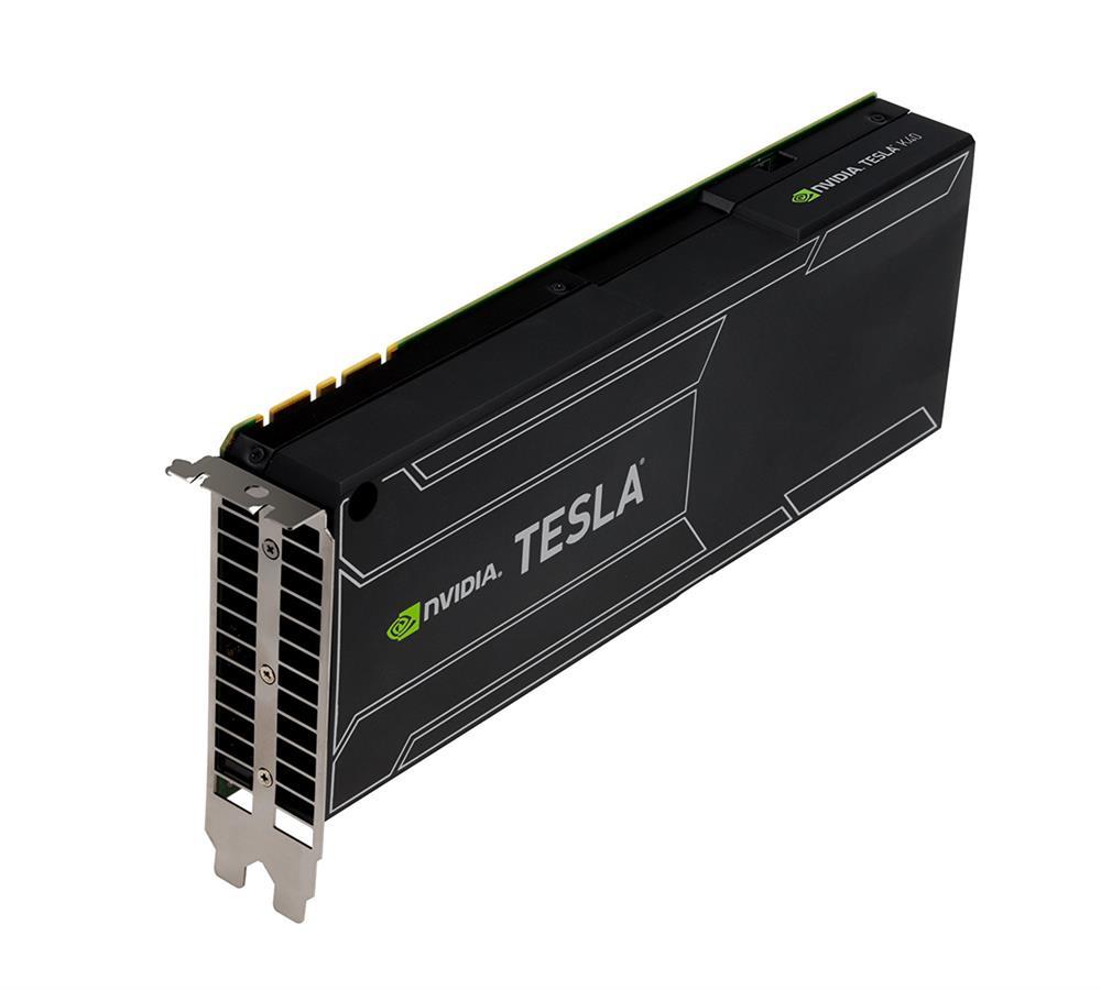 747401-001 HP Nvidia Tesla K40 Passive 12GB GDDR5 PCI-Express 3.0 x16 Video Graphics Processing Unit (GPU)