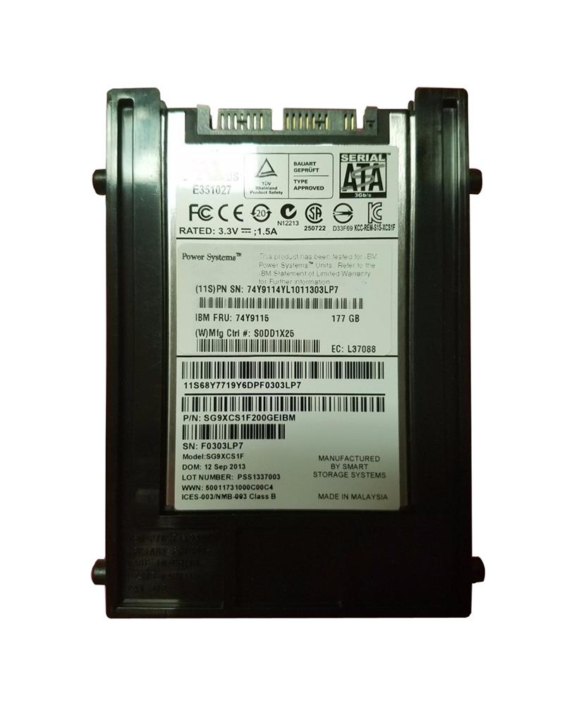 74Y9115 IBM 177GB eMLC 1.8-inch Internal Solid State Drive Module (SSD)