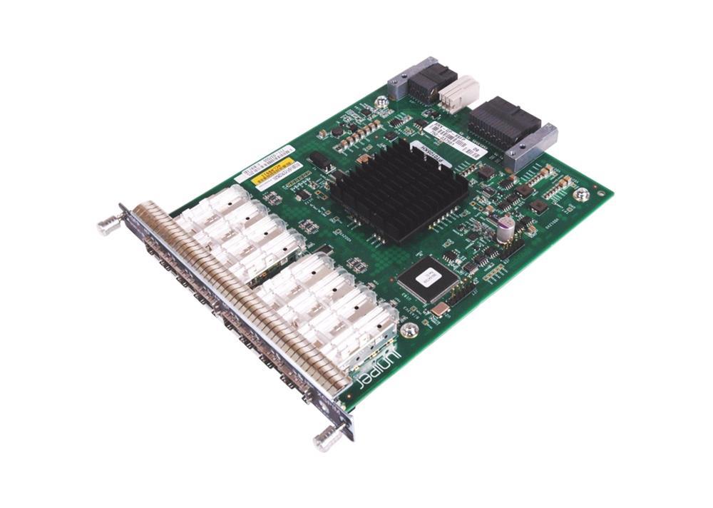 750-037551 Juniper 8-Ports Gigabit Ethernet Copper Fiber SFP XPIM Module for SRX550 and SRX650 Gateways (Refurbished)