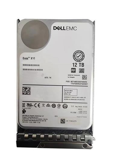 753F0 Dell 12TB 7200RPM SATA 6Gbps 256MB Cache (512e) 3.5-inch Internal Hard Drive