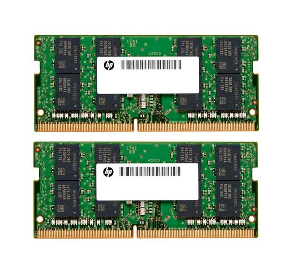 753F3AV HP 32GB Kit (2 X 16GB) PC4-25600 DDR4-3200MHz Non-ECC Unbuffered CL22 260-Pin SoDIMM 1.2V Dual Rank Memory Module