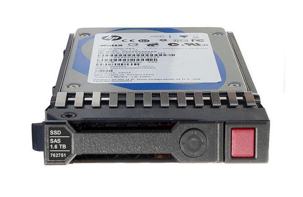 762751-001 HP 1.6TB eMLC SAS 12Gbps Value Endurance 2.5-inch Internal Solid State Drive (SSD) with Smart Carrier