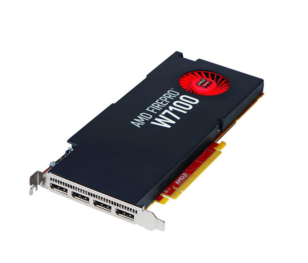 763265-001 HP AMD FirePro W7100 8GB GDDR5 4x DisplayPort PCI-Express 3.0 x16 Video Graphics Card
