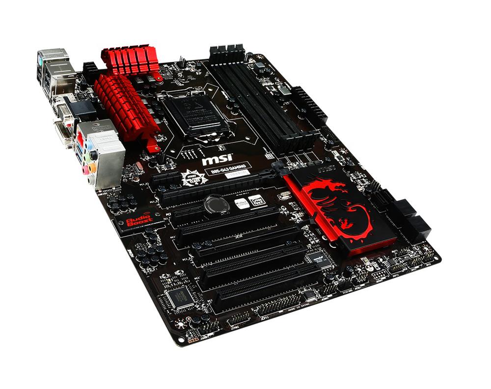 7816-020R MSI B85-G43 GAMING Socket LGA 1150 Intel B85 Express Chipset 4th Generation Core i7 / i5 / i3 / Pentium / Celeron Processors Support DDR3 4x DIMM 4x SATA 6.0Gb/s ATX Motherboard (Refurbished)
