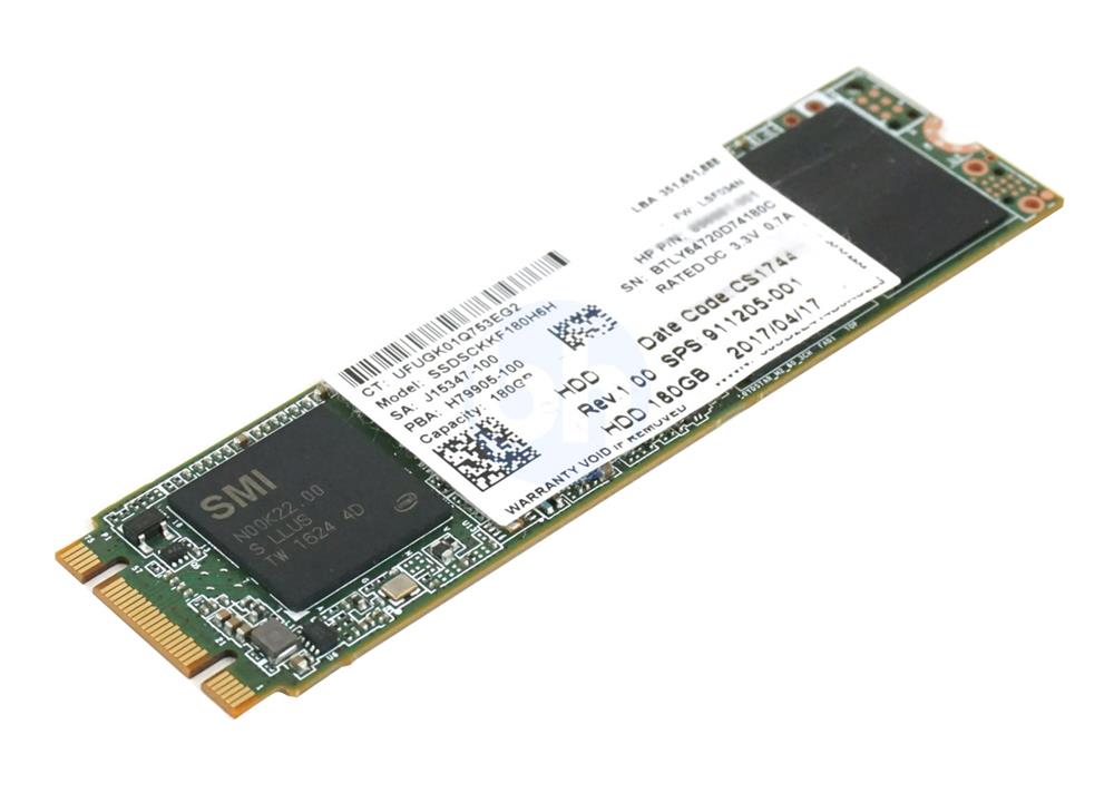 781962-001 HP 180GB SATA 6Gbps (SED / Opal 2.0) M.2 Internal Solid State Drive (SSD)