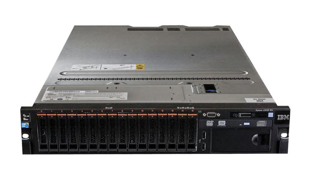 7915A2U IBM System x3650 M4 2u Rack Server 1 X Intel Xeon E5-2603 1.80 GHz 2 Processor Support 4GB Standard/32GB Maximum RAM Serial Attached SCSI SAS Raid Supported Controller Gigabit Ethernet (Refurbished)