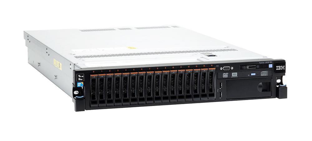 7915G2U IBM System x3650 M4 2u Rack Server 1 X Intel Xeon E5-2650 2 GHz 2 Processor Support 8GB Standard/96GB Maximum RAM Serial Attached SCSI SAS Raid Supported Controller Gigabit Ethernet (Refurbished)