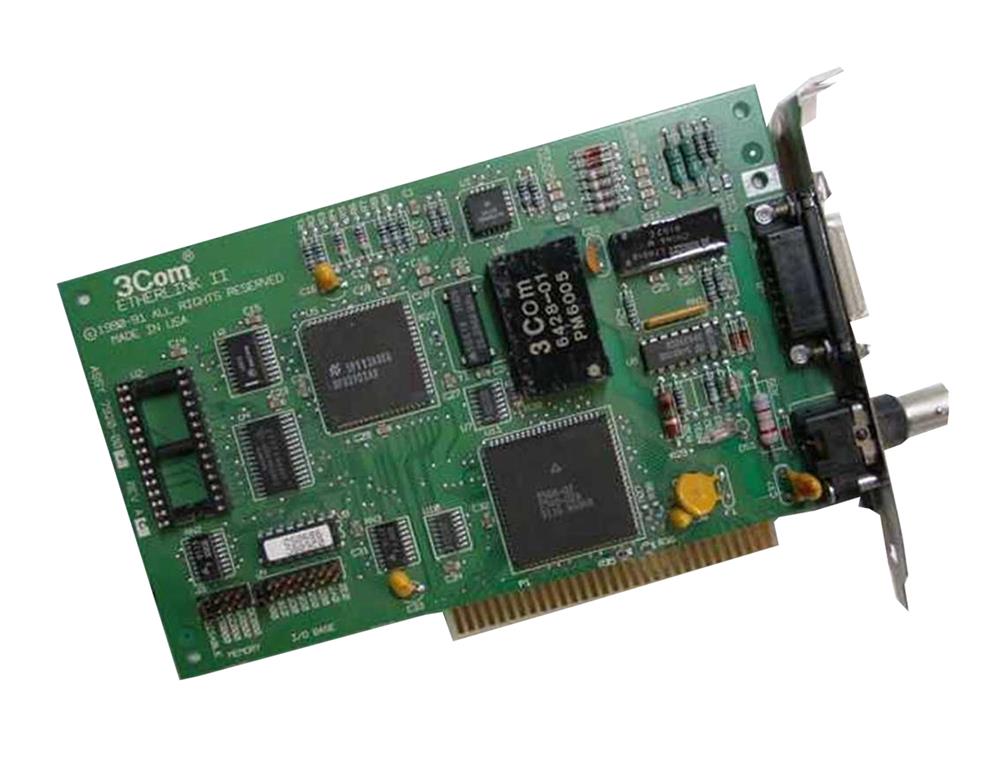 7920-002-I 3Com 8-bit Etherlink II Coax and AUI (Refurbished)