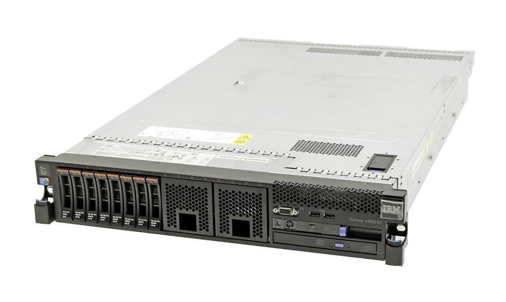 794512U IBM System x3650 M3 2U Rack Server 1 x Intel Xeon E5603 1.60 GHz 2 Processor Support 4GB Standard/192GB Maximum RAM Gigabit Ethernet 460 W (Refurbished)