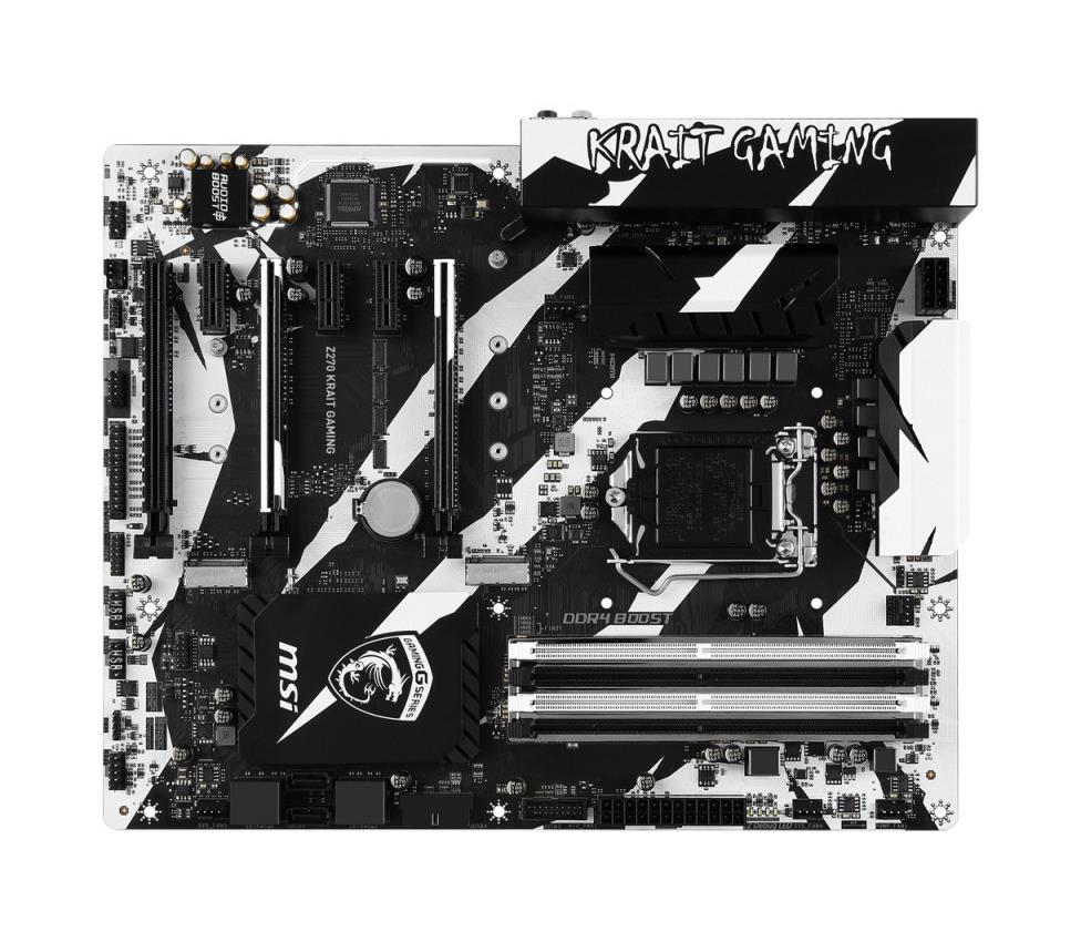 7A59-001R MSI Z270 KRAIT GAMING Socket LGA 1151 Intel Z270 Chipset 7th/6th Generation Core i7 / i5 / i3 / Pentium / Celeron Processors Support DDR4 4x DIMM 6x SATA 6.0Gb/s ATX Motherboard (Refurbished)