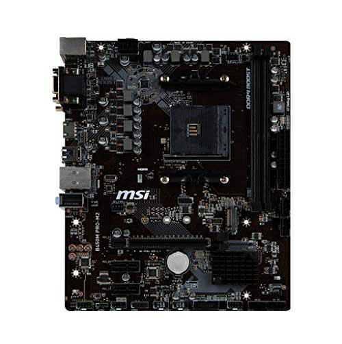 7B84-005R MSI B450M PRO-M2 Socket AM4 AMD B450 Chipset AMD Ryzen 7 Processors Support DDR4 2x DIMM 4x SATA3 6.0Gb/s Micro-ATX Motherboard (Refurbished)