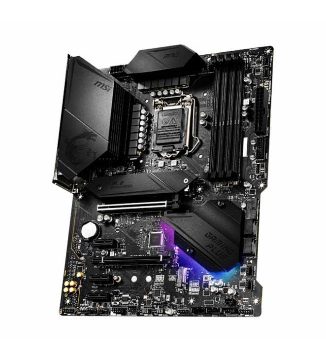 7C75-007R MSI MPG Z490 GAMING PLUS Socket LGA 1200 Intel Z490 Chipset Core i9 Processors Support DDR4 4x DIMM 6x SATA3 6.0Gb/s ATX Motherboard (Refurbished)