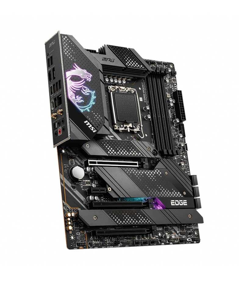 7D31-002R MSI MPG Z690 EDGE WIFI DDR4 Socket LGA 1700 Intel Z690 Chipset Core i9 Processors Support DDR4 4x DIMM 6x SATA3 ATX Motherboard (Refurbished)