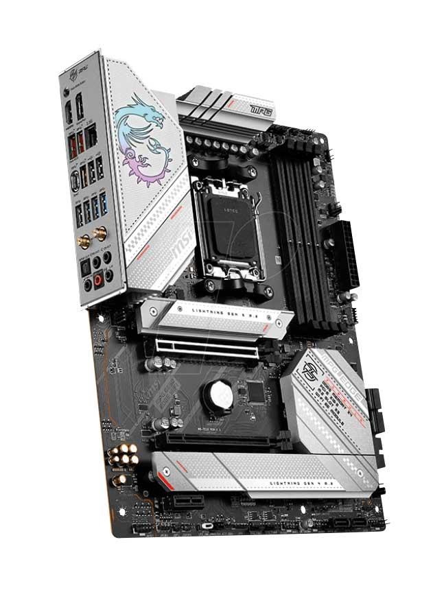 7E10-001R MSI Socket AM5 AMD B650 Chipset AMD Ryzen 7000 Series Processors Support DDR5 2x DIMM 6x SATA 6.0Gb/s ATX Motherboard (Refurbished)