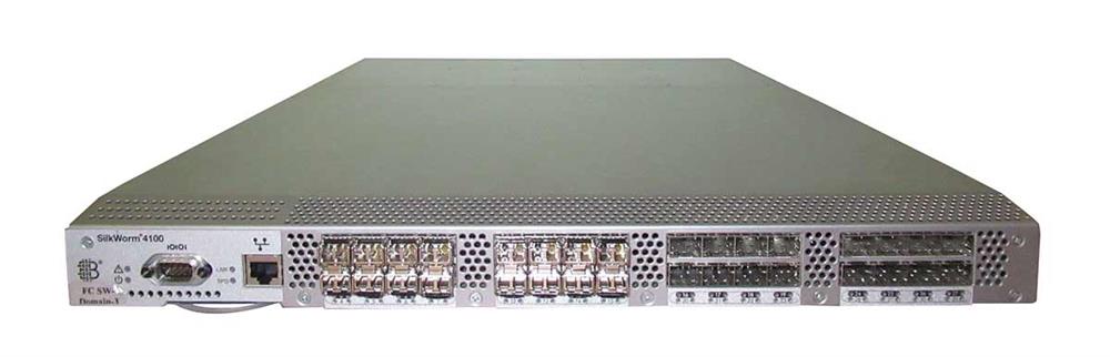 80-0001737-05 Brocade Silkworm 4100 32-Ports 4Gbps Fibre Channel Switch with 16x Active Ports (Refurbished)