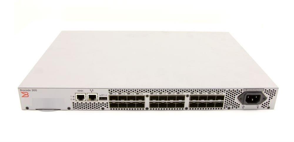 80-1001586-06 Brocade 300 SAN Switch 8 24 24 Active Ports Na 360 0008 (Refurbished)