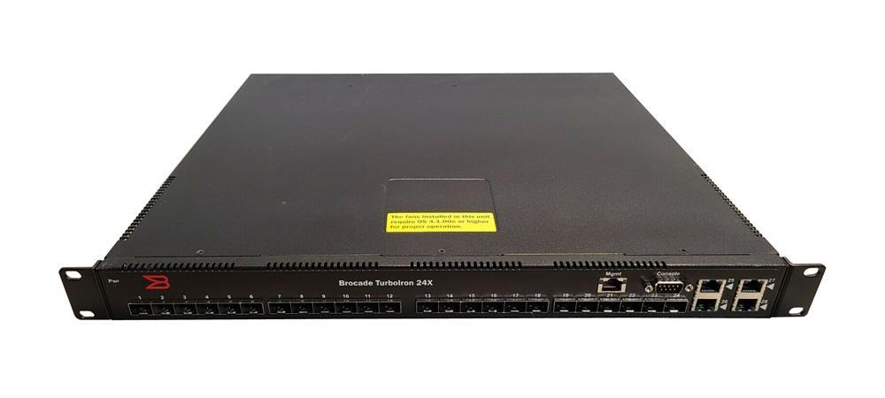80-1002604-03 Brocade Turboiron 24X 24 Port 10Gbe Managed SAN Switch (Refurbished)