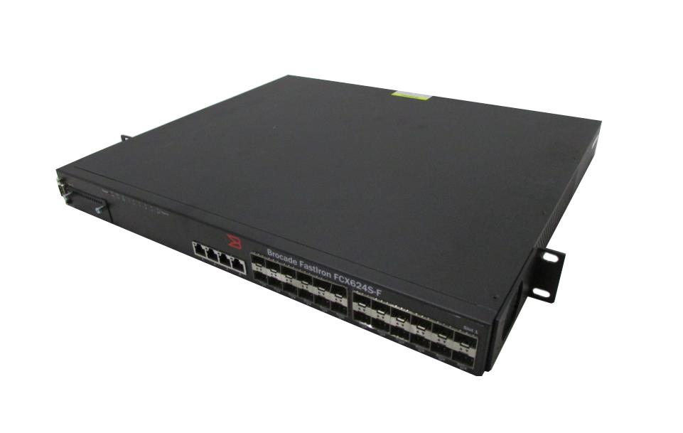 80-1002726-04 Brocade FastIron FCX624S-F Gigabit Ethernet (GbE) top-of-rack Switch with 24x GbE SFP Ports and 4x GbE Combo Ports (Refurbished)