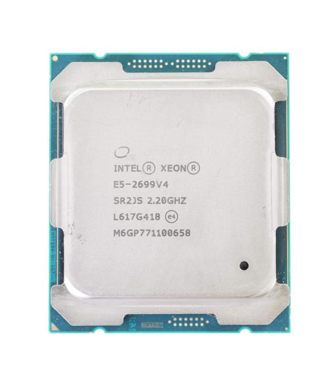 801259R-B21 HP 2.20GHz 9.60GT/s QPI 55MB L3 Cache Socket FCLGA2011-3 Intel Xeon E5-2699 v4 22-Core Processor Upgrade for ProLiant ML350 Gen9