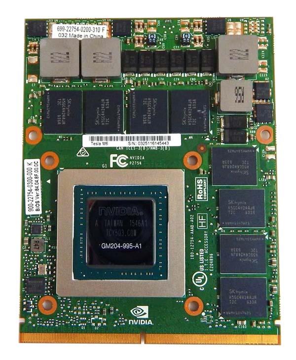 808409-001 HP Nvidia Tesla M6 8GB GDDR5 PCI-Express 3.0 x16 Video Graphics Card