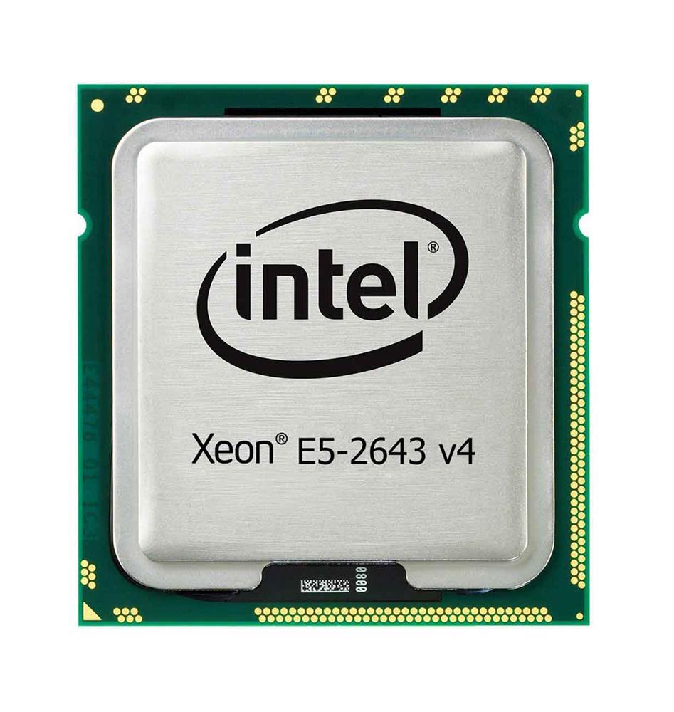 819848R-B21 HP 3.40GHz 9.60GT/s QPI 20MB L3 Cache Socket FCLGA2011-3 Intel Xeon E5-2643 v4 6-Core Processor Upgrade for ProLiant BL460c Gen9