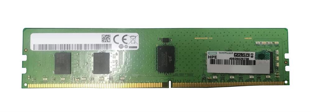 838079-B21-AM HPE 8GB PC4-21300 DDR4-2666MHz Registered ECC CL19 288-Pin DIMM 1.2V Single Rank Memory Module