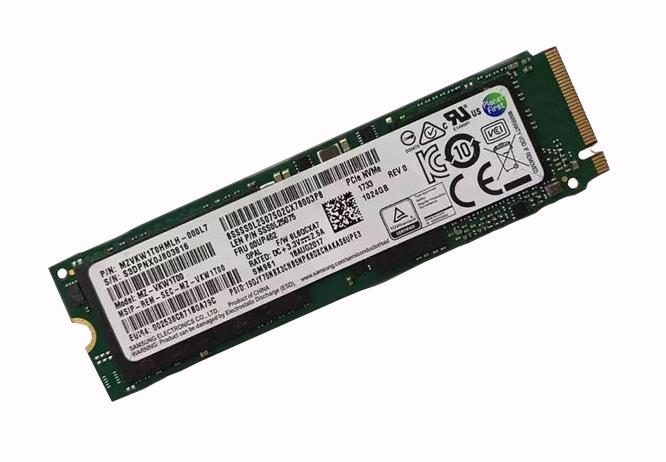 861961-003 HP Samsung 1TB Nvme PCie Gen3 M.2 2280 Sm961 Series PCi-e 3.0