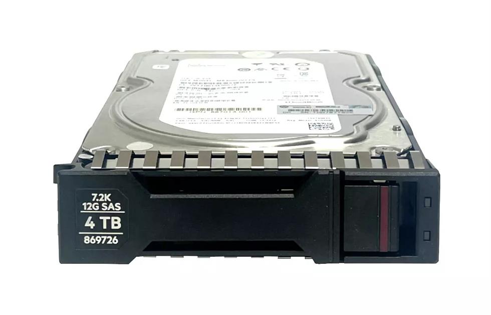 869726-001 HP 4TB 7200RPM SAS 12Gbps Midline 3.5-inch Internal Hard Drive