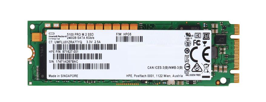 871627-001 HP 240GB SATA 6.0 Gbps SSD