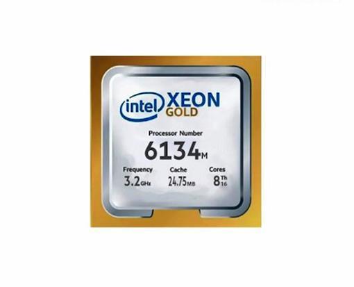 873645-B21 HPE 3.20GHz 10.40GT/s UPI 24.75MB L3 Cache Intel Xeon Gold 6134M 8-Core Processor Upgrade for DL380 Gen10 Server