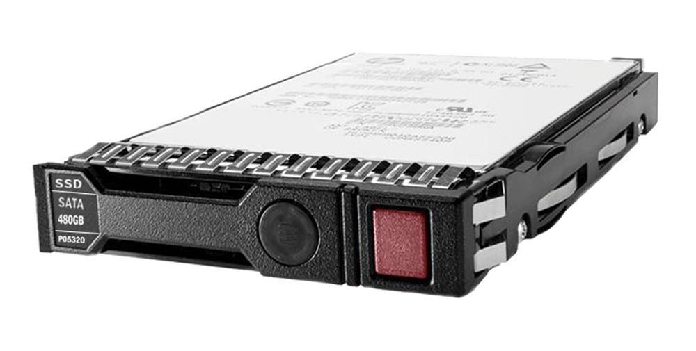 875509-S21 HP 480GB TLC SATA 6Gbps Hot Swappable Read Intensive 2.5-Inch Solid State Drive with Smart Carrier for ProLiant DL360 Gen10 (SSD)