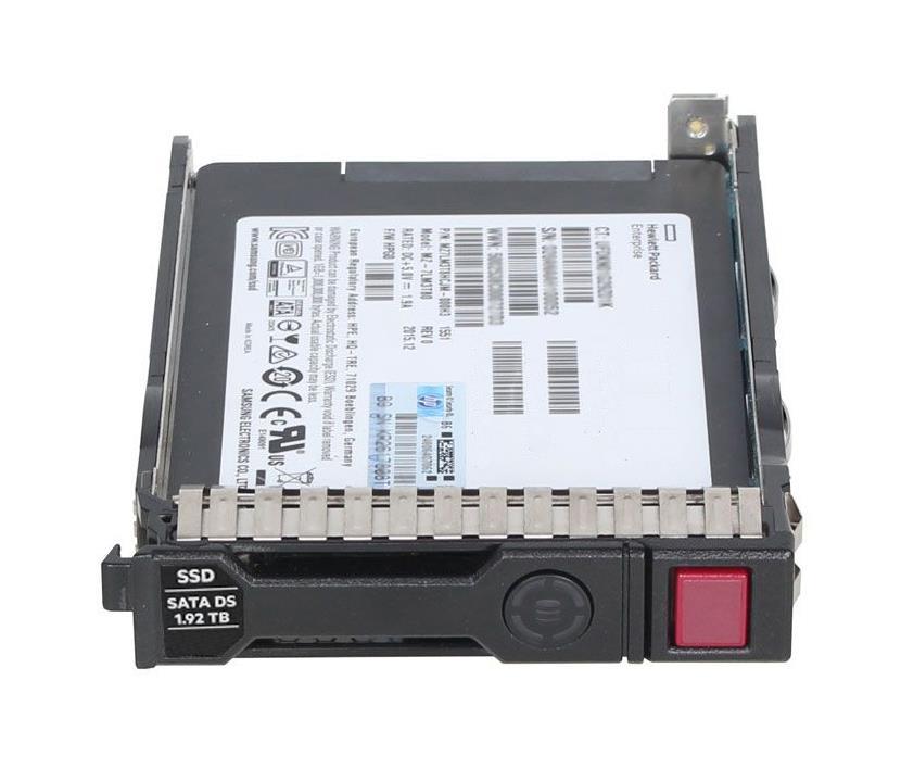 875513-K21#0D1 HPE 1.92TB MLC SATA 6Gbps Hot Swap Read Intensive 2.5-inch Internal Solid State Drive (SSD) with Smart Carrier