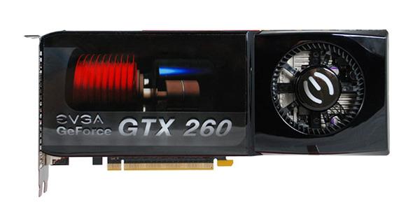 896-P3-1257-E1 EVGA GeForce GTX260 Core 216 Superclocked 896MB DDR3 448-Bit PCI Express 2.0 x16 Dual DVI/ HDTV/ HDCP Ready/ SLI Supported Video Graphics Card