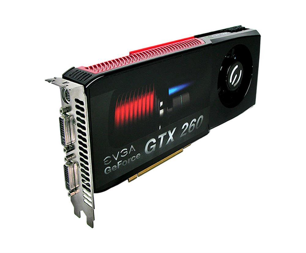 896-P3-1257-ER EVGA Nvidia GeForce GTX 260 Superclocked Edition 896MB GDDR3 448-Bit HDMI / Dual DVI / S-Video Out PCI-Express 2.0 x16 HDCP Ready/ SLI Supported Video Graphics Card