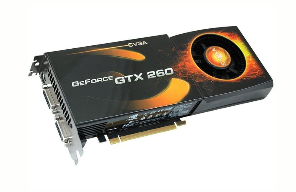 896-P3-1260-RX EVGA Nvidia GeForce GTX 260 896MB GDDR3 448-Bit PCI-Express 2.0 Video Graphics Card