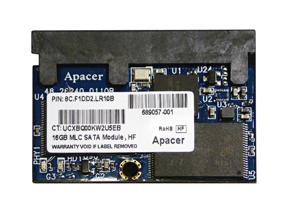 8C.F1DD2.LR10B Apacer 16GB MLC SATA Module HF Internal Solid State Drive (SSD)