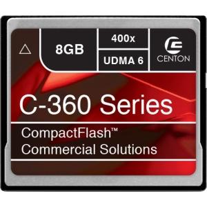 8GBACF400X Centon 8GB CompactFlash (CF) Card 80 MBps Read 30 MBps Write
