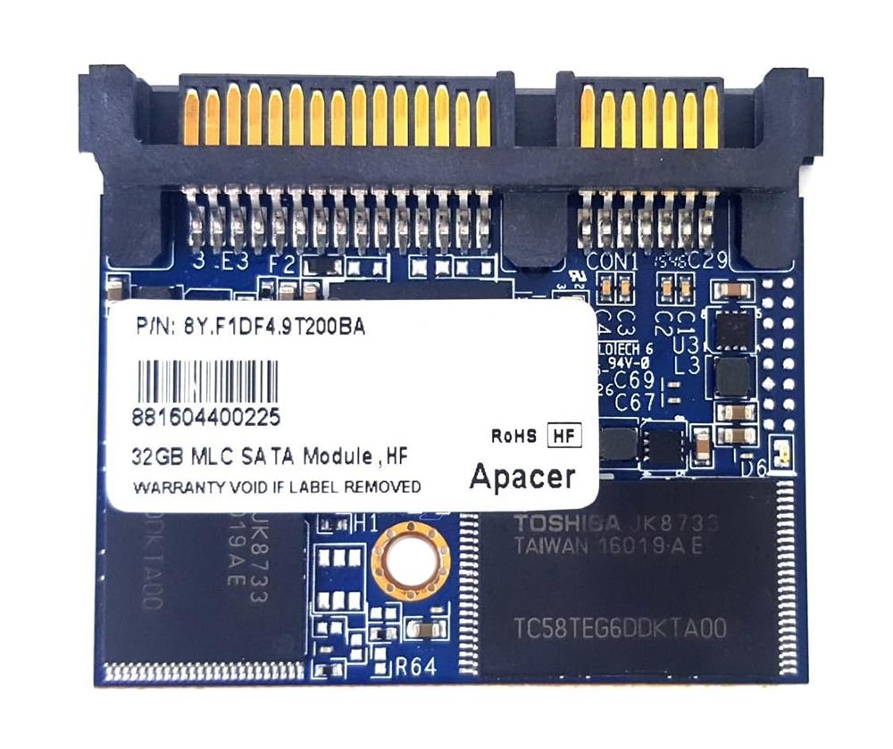 8Y.F1DF4.9T200BA Apacer 32GB Multi-Level Cell 1.8 Solid State Drive (SSD)