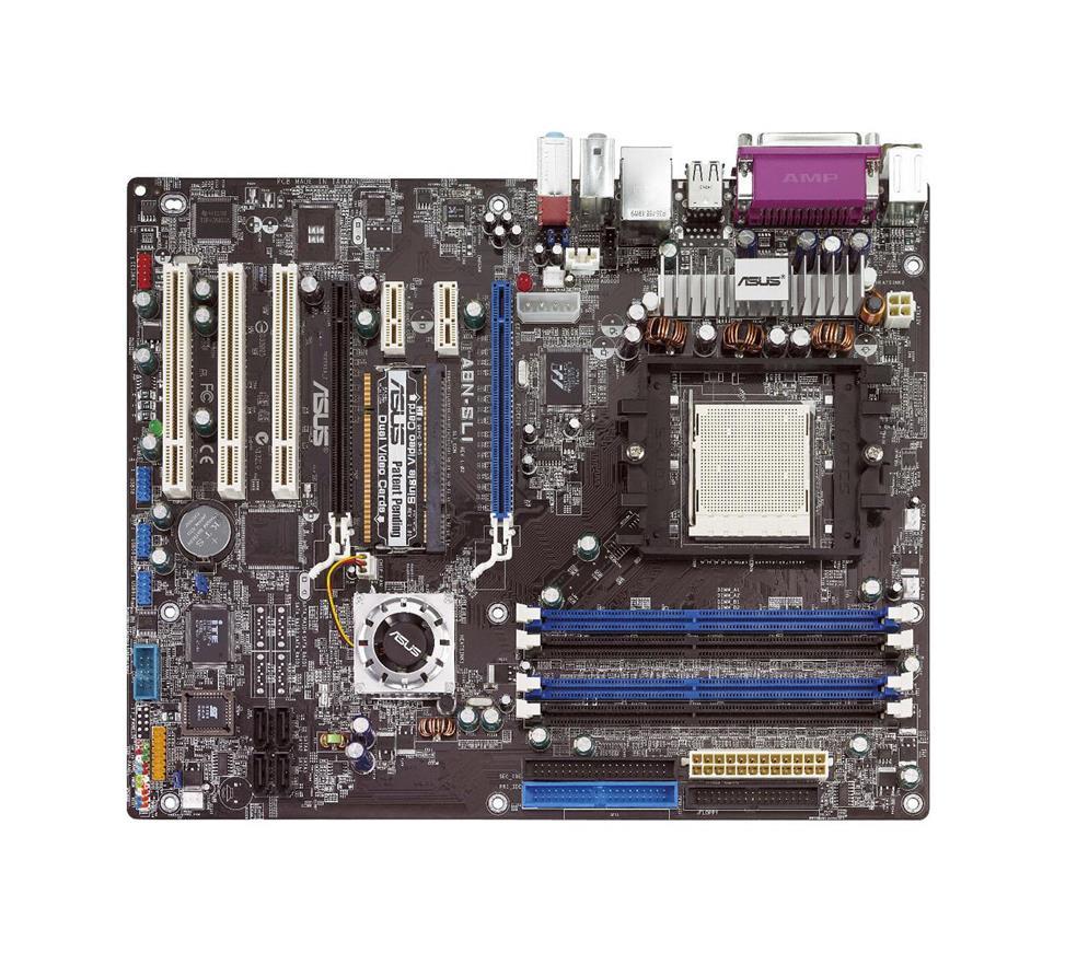 90-M9L0P0-G0EAY ASUS A8N-SLI Deluxe Socket 939 Nvidia nForce4 SLI Chipset AMD Athlon 64/ Athlon 64 FX Processors Support DDR 4x DIMM 4x SATA 1.50Gb/s ATX Motherboard (Refurbished)