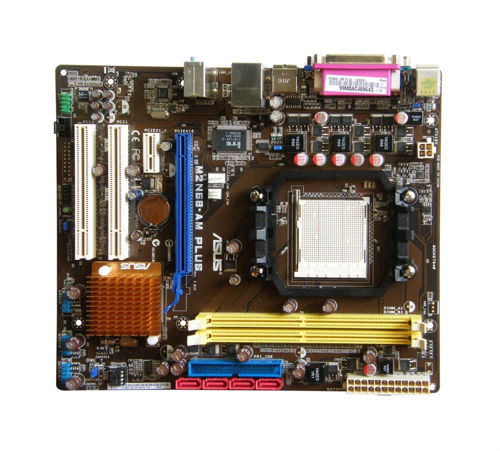 90-MIB7Z0-G0EAY0 ASUS Socket AM3/AM+/AM2 Nvidia GeForce 7025/ nForce 630a Chipset AMD Phenom II/ Phenom/ AMD Athlon II/ Athlon/ AMD Sempron Processors Support DDR2 2x DIMM 4x SATA 3.0Gb/s Micro-ATX Motherboard (Refurbished)