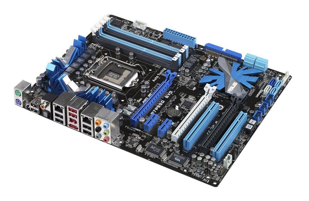 90-MIB8D0-G0EAY00Z ASUS P7P55D EVO Intel P55 Express Chipset Core i7/ Core i5 Processors Support Socket LGA1156 ATX Motherboard (Refurbished)