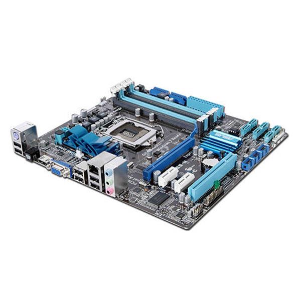 90-MIBBK3-G0EAY00Z ASUS P7H55-M Socket LGA 1156 Intel H55 Express Chipset Core i7 / i5 / i3 / Pentium / Celeron Processors Support DDR3 4x DIMM 6x SATA 3.0Gb/s uATX Motherboard (Refurbished)