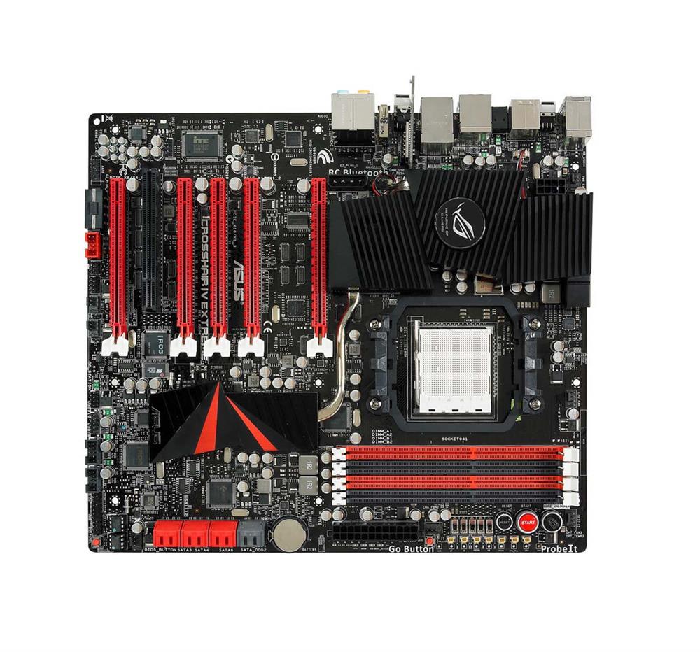 90-MIBC80-G0EAY00Z ASUS Socket AM3 AMD 890FX + SB850 Chipset AMD Phenom II/ AMD Athlon II/ AMD Sempron 100 Series Processors Support DDR3 4x DIMM 6x SATA 6.0Gb/s Extended-ATX Motherboard (Refurbished)