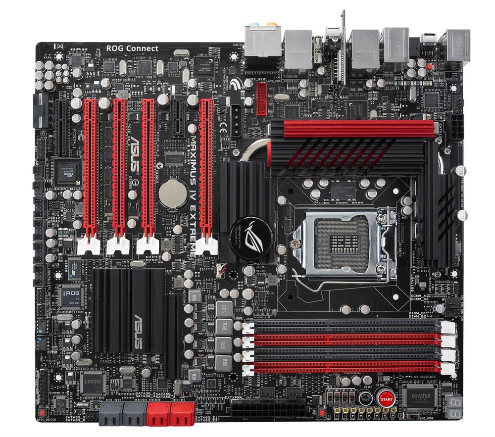 90-MIBECA-G0AAY00Z ASUS MAXIMUS IV EXTREME Socket LGA 1155 Intel P67 Express Chipset Core i7 / i5 / i3 Processors Support DDR3 4x DIMM 2x SATA 6.0Gb/s Extended-ATX Motherboard (Refurbished)