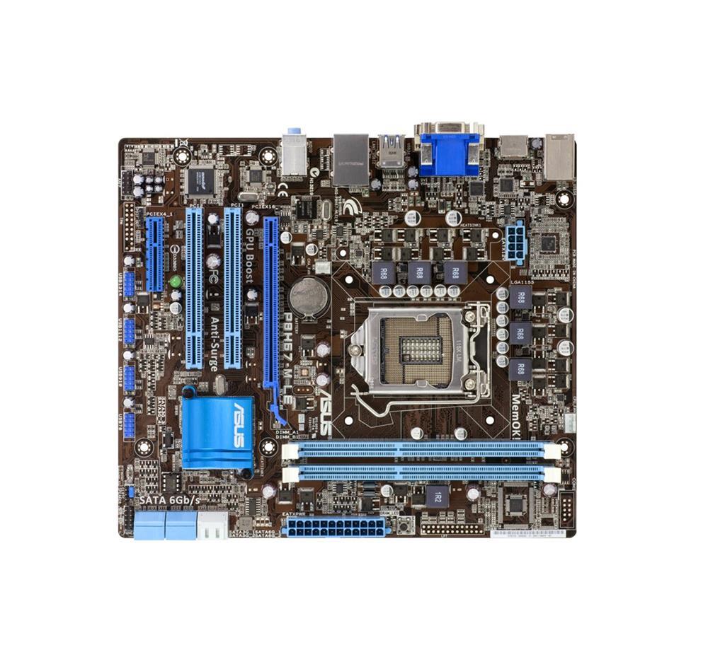 90-MIBENA-G0EAY0GZ ASUS P8H67-M LE Socket LGA 1155 Intel H67 Chipset 2nd Generation Core i7 / i5 / i3 Processors Support DDR3 2x DIMM 2x SATA 6.0Gb/s uATX Motherboard (Refurbished)
