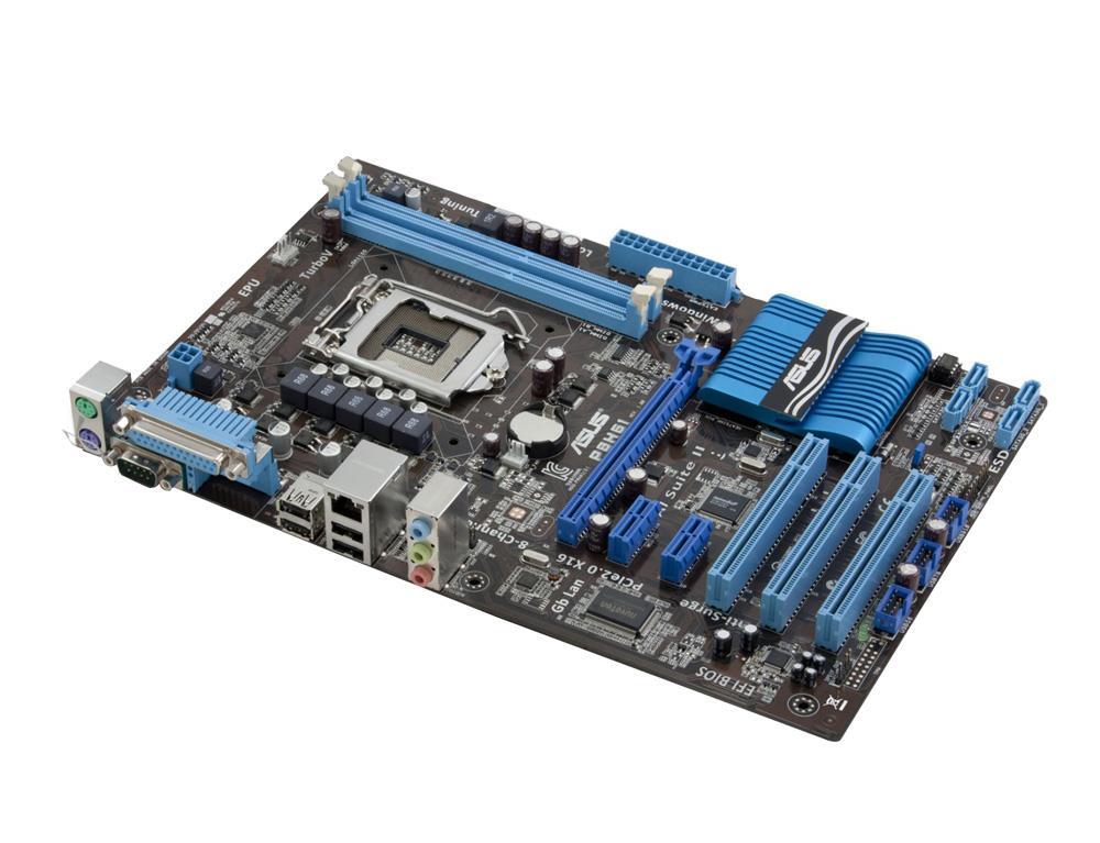 90-MIBF05-G0EAY00Z ASUS P8H61 Intel H61 Socket 1155 DDR3 PCIe 2.0 x16 ATX Motherboard (Refurbished)